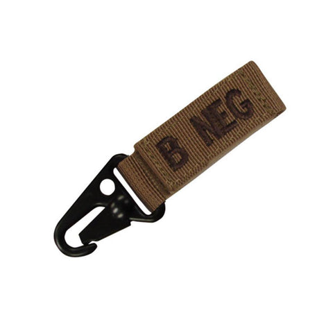 Blood Type Key Chain (AB Negative) Color- Tan