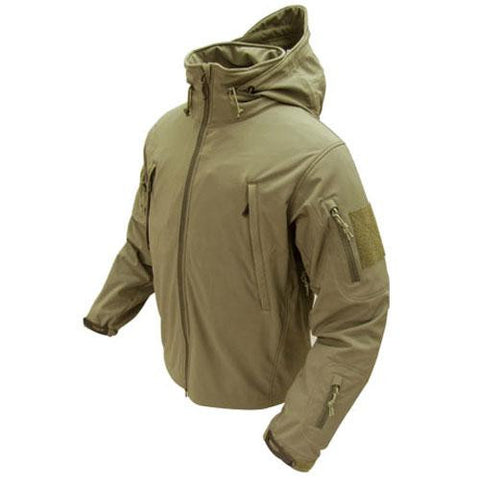 Soft Shell Jacket - Color: Tan (Large)