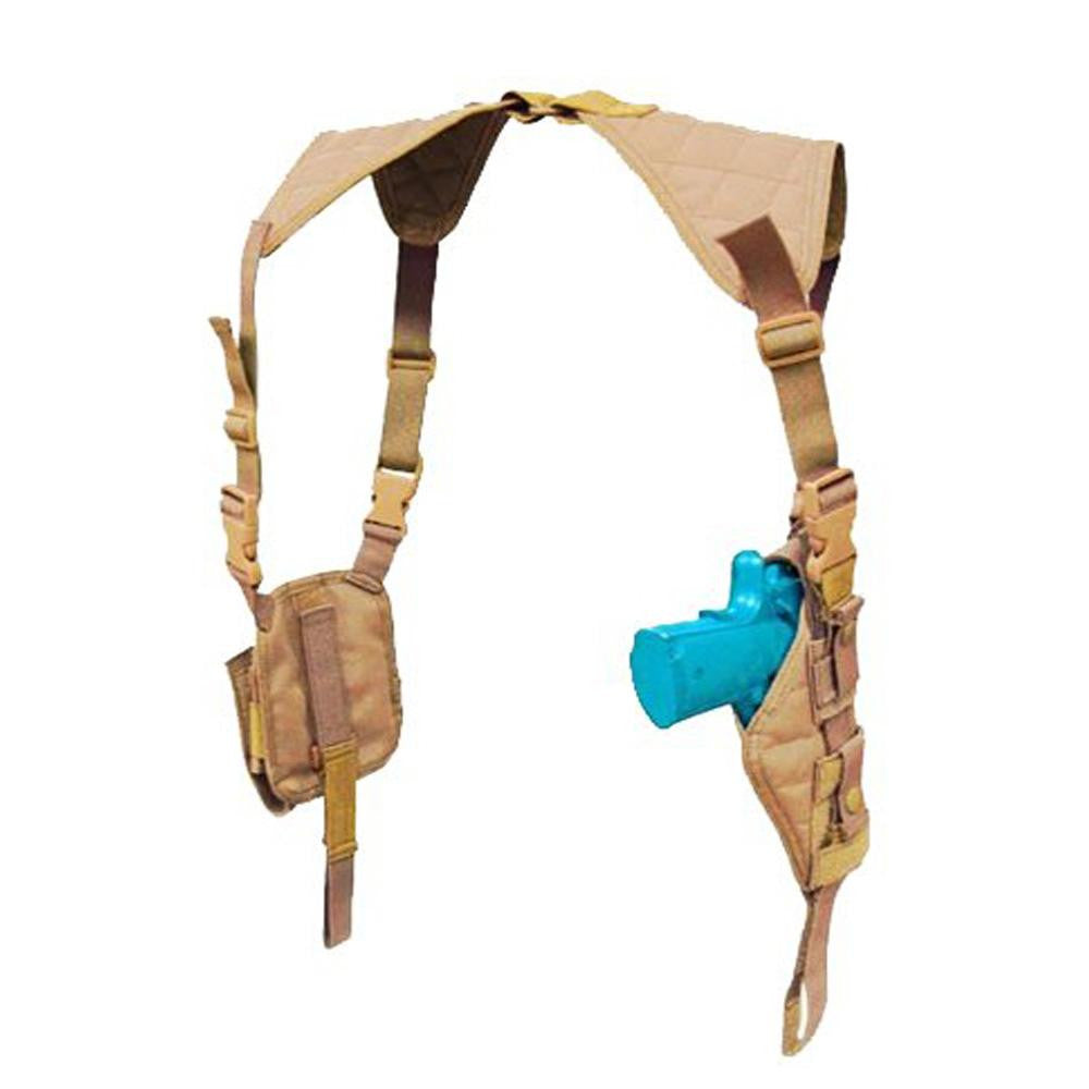 Vertical Shoulder Holster Color- Tan