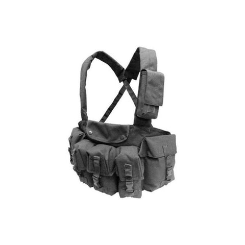 7 Pocket Chest Rig Color- Black