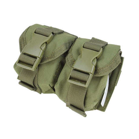 Double Frag Grenade Pouch Color- OD Green