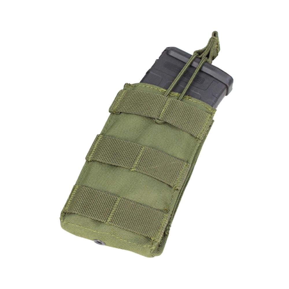 Single M4-M16 Open Top Mag Pouch Color- OD Green