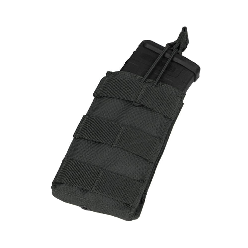 Single M4-M16 Open Top Mag Pouch Color- Black