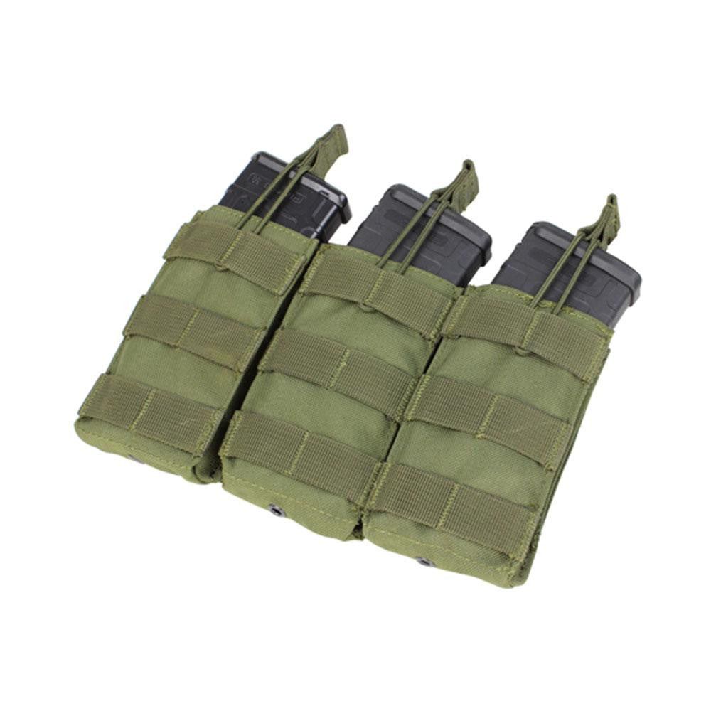 Triple M4-M16 Open-Top Mag Pouch Color- OD Green