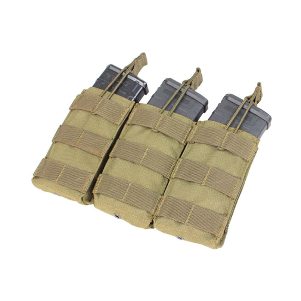 Triple M4-M16 Open-Top Mag Pouch Color- Tan