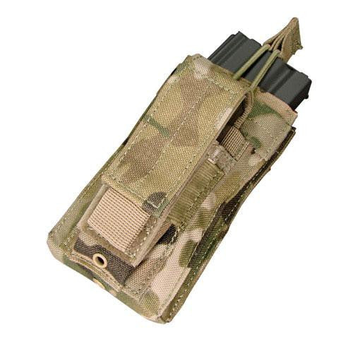 "Kangaroo Magazine Pouch holds (1) M4-M16 Mag, (1) Pistol Mag - Color: Multicam"