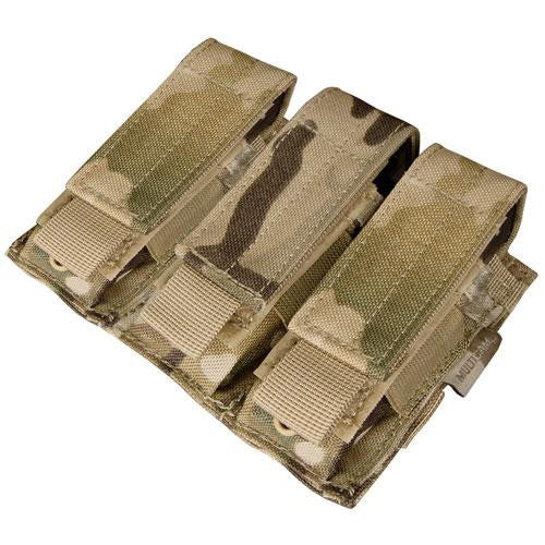 Triple Pistol Magzine Pouch - Color: Multicam