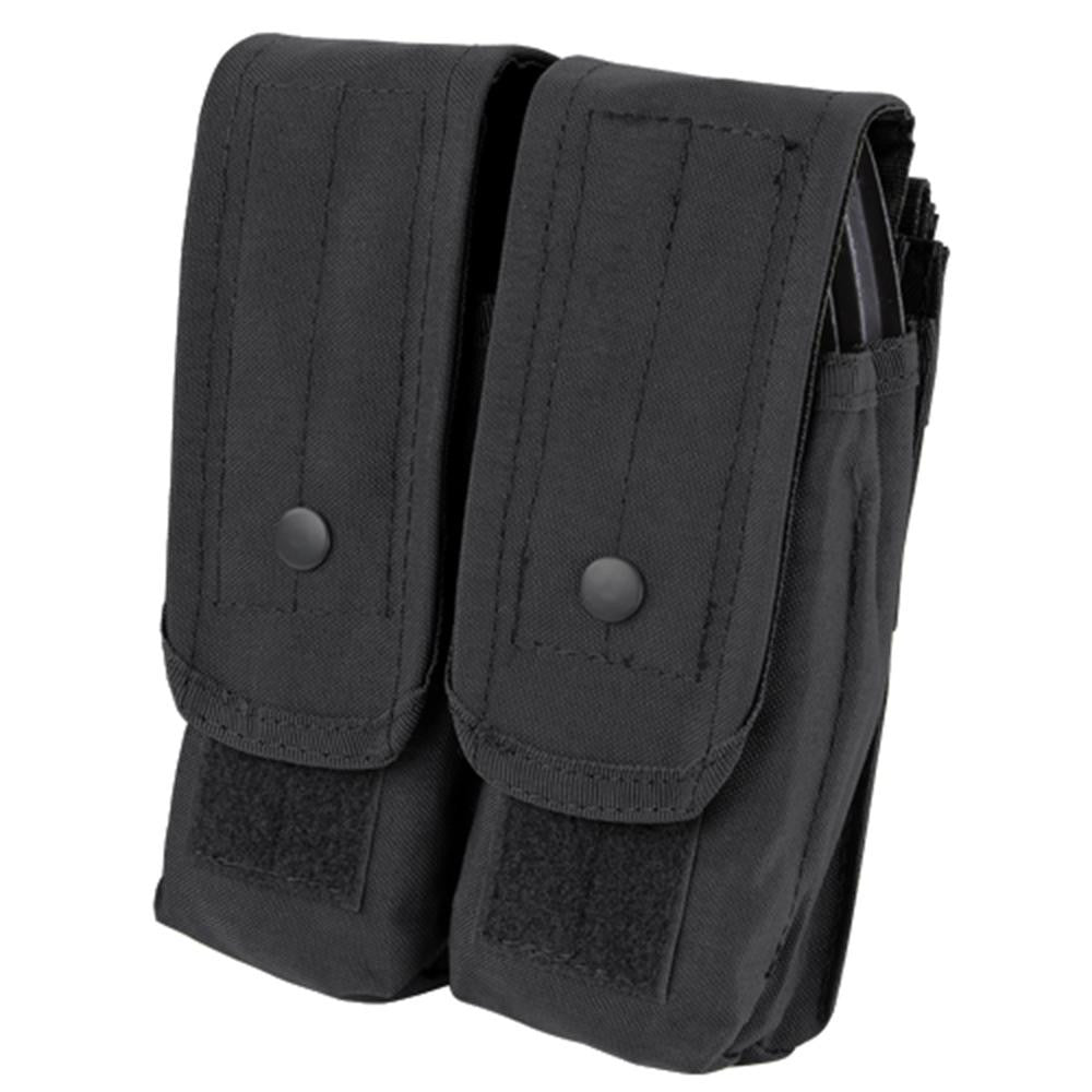 Double AR-AK Mag Pouch Color- Black