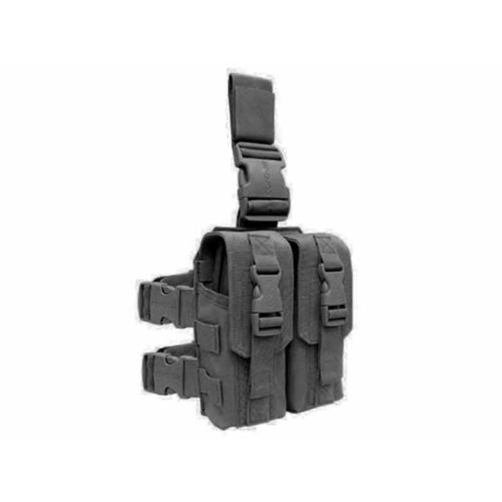 Drop Leg M4 Mag Pouch Color- Black