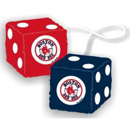 Boston Red Sox MLB 3 Car Fuzzy Dice