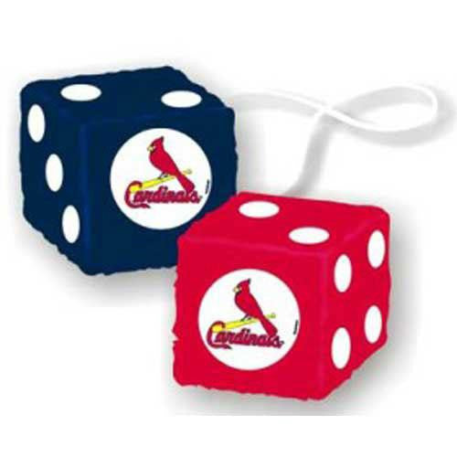 St. Louis Cardinals MLB 3 Car Fuzzy Dice