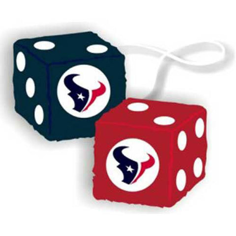 Houston Texans NFL 3 Car Fuzzy Dice