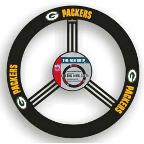 Green Bay Packers NFL Leather Steering Wheel Cover