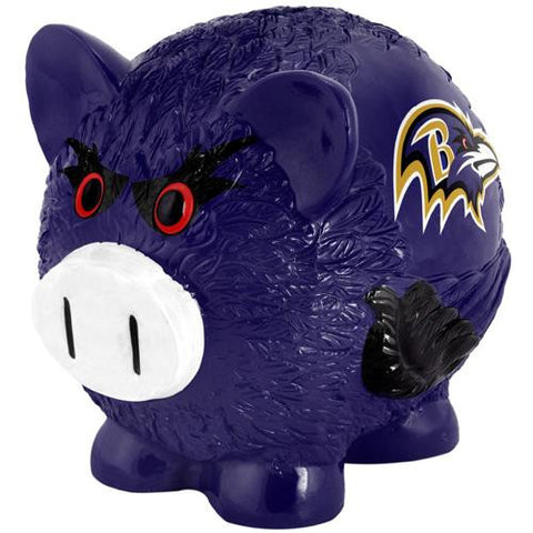 Baltimore Ravens NFL Team Thematic Piggy Bank (Large)