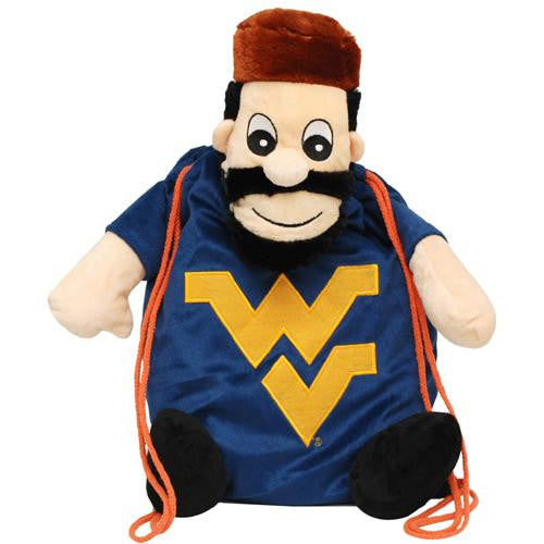 West Virginia Mountaineers NCAA Plush Mascot Backpack Pal