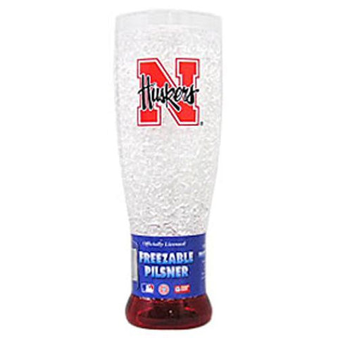 Nebraska Cornhuskers NCAA Crystal Pilsner Glass