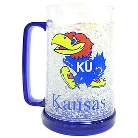 Kansas Jayhawks NCAA Crystal Freezer Mug