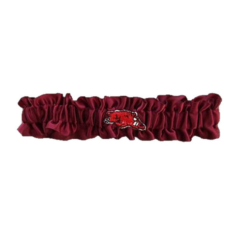 Arkansas Razorbacks NCAA Dainty Satin Garter (Maroon)