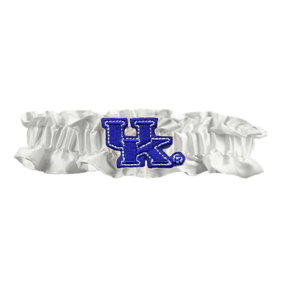 Kentucky Wildcats NCAA Dainty Satin Garter (White)