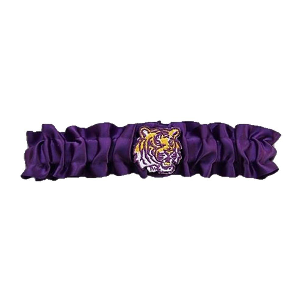 LSU Tigers NCAA Dainty Satin Garter (Purple)