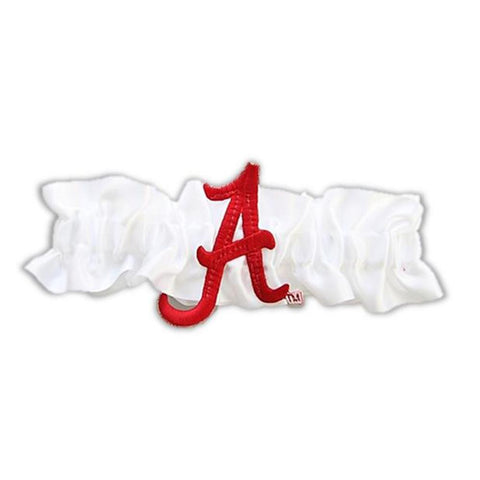 Alabama Crimson Tide NCAA Satin Garter (White)