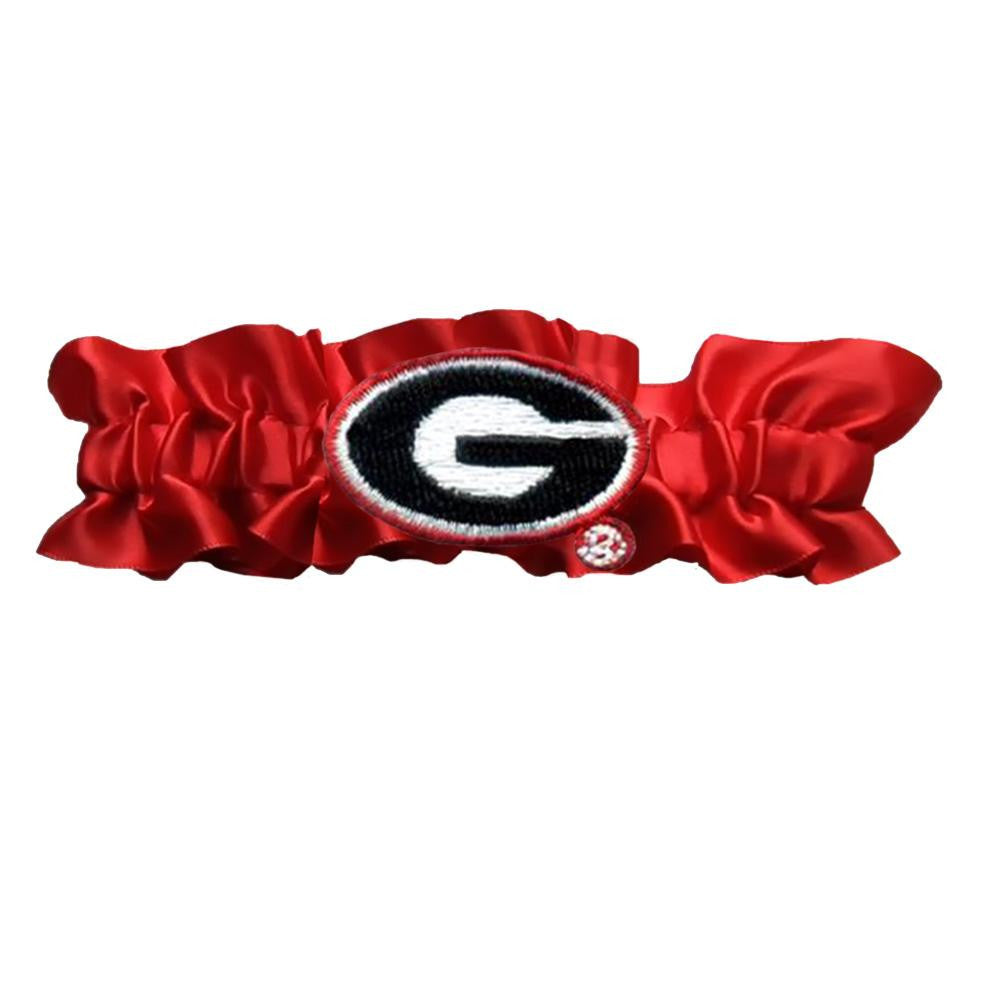 Georgia Bulldogs NCAA Satin Garter (Red)