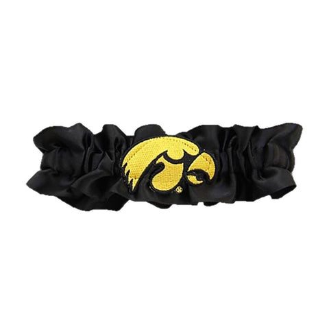 Iowa Hawkeyes NCAA Satin Garter (Black)