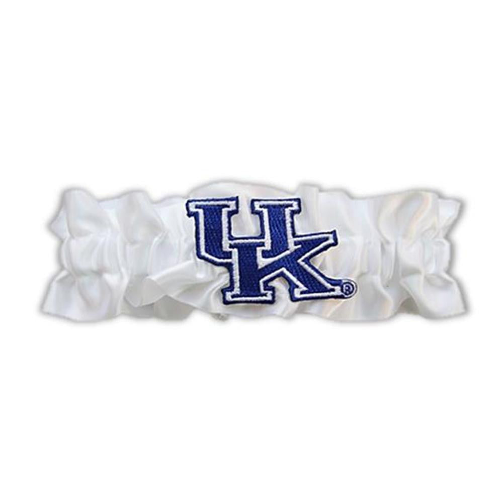 Kentucky Wildcats NCAA Satin Garter (White)