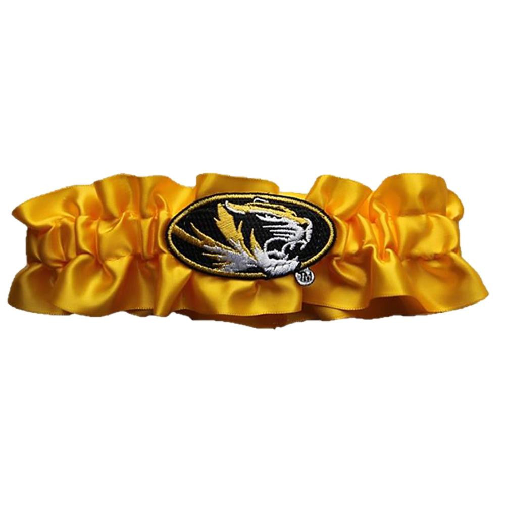 Missouri Tigers NCAA Satin Garter (Yellow)