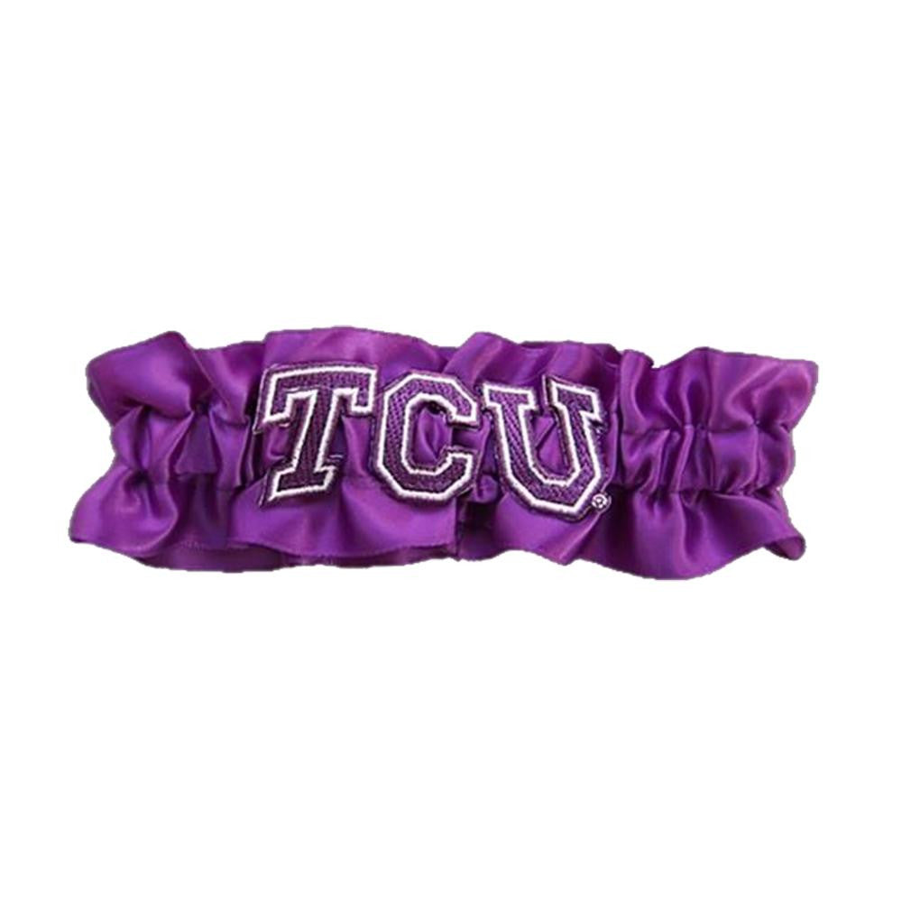 Texas Christian Horned Frogs NCAA Satin Garter (Purple)