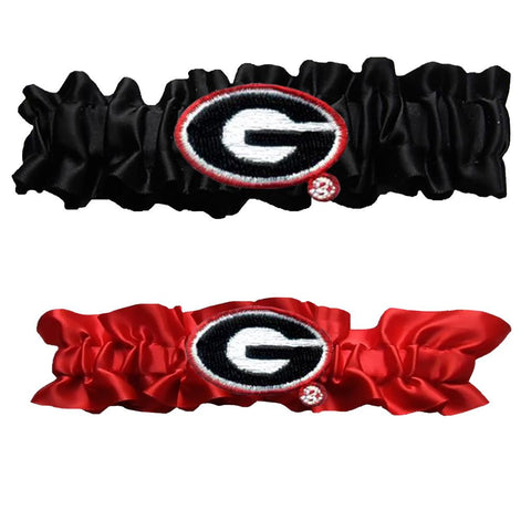 Georgia Bulldogs NCAA Garter Set One to Keep One to Throw (Black-Red)