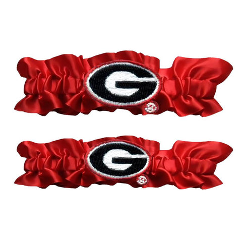 Georgia Bulldogs NCAA Garter Set One to Keep One to Throw (Red-Red)