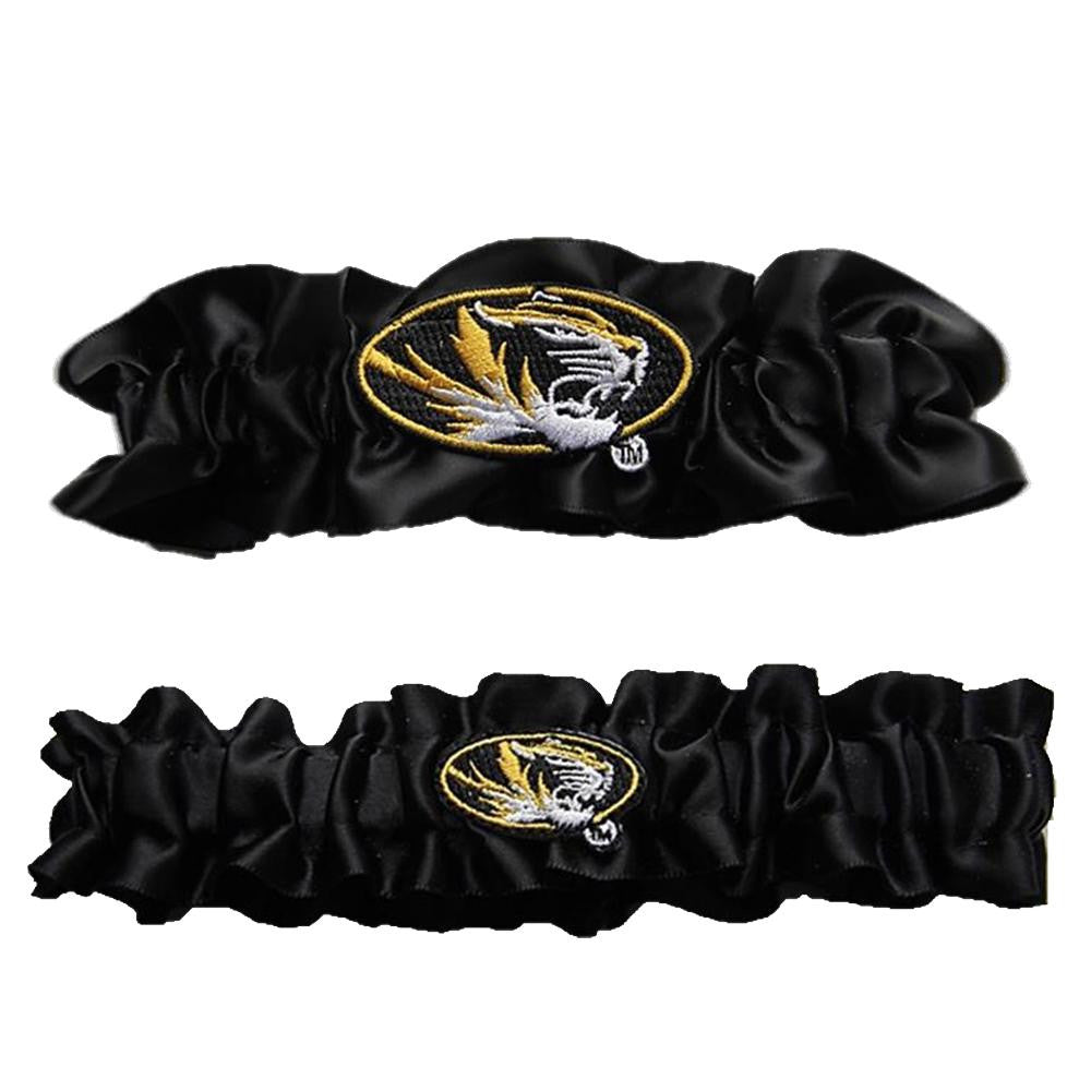 Missouri Tigers NCAA Garter Set One to Keep One to Throw (Black-Black)