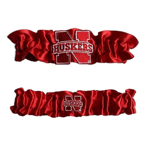 Nebraska Cornhuskers NCAA Garter Set One to Keep One to Throw (Red-Red)