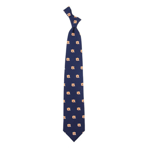 Auburn Tigers NCAA Prep Mens Silk Tie