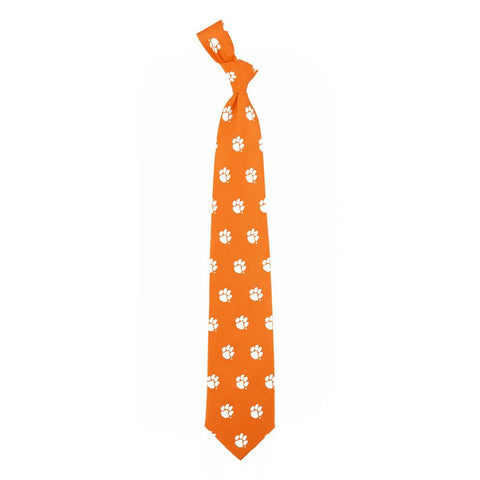 Clemson Tigers NCAA Prep Mens Silk Tie