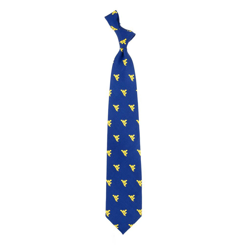 West Virginia Mountaineers NCAA Prep Mens Silk Tie