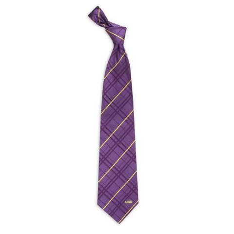 LSU Tigers NCAA Oxford Woven Mens Tie