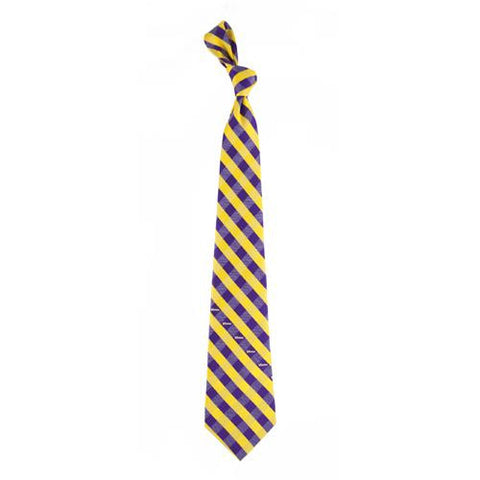 Minnesota Vikings NFL Check Poly Necktie