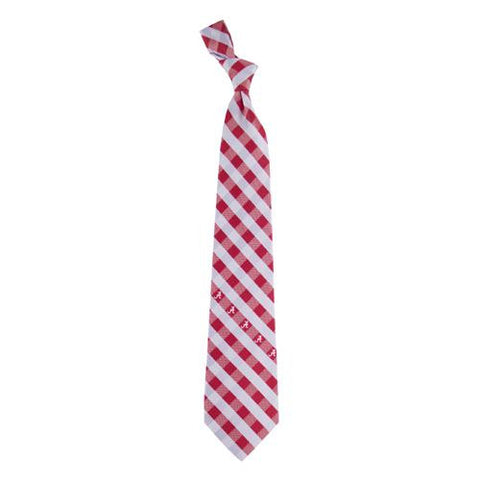 Alabama Crimson Tide NCAA Check Poly Necktie