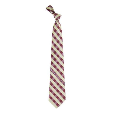 Florida State Seminoles NCAA Check Poly Necktie