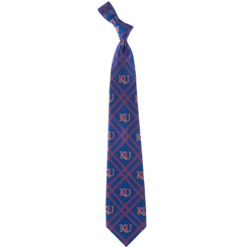 Kansas Jayhawks NCAA Woven Poly 2 Mens Tie (100 percent Polyester)