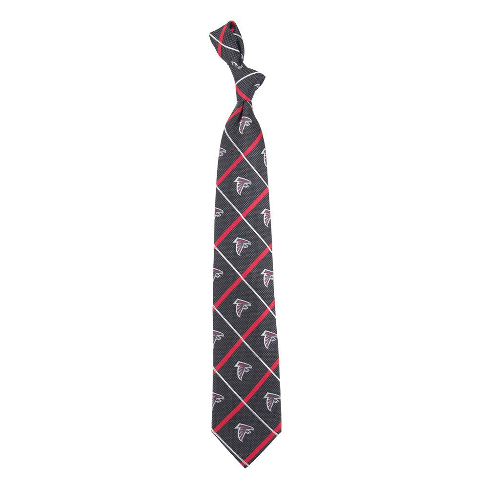 Atlanta Falcons NFL Silver Line Woven Silk Mens Tie