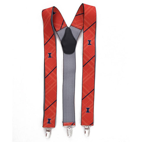 Illinois Fighting Illini NCAA Oxford Mens Suspenders