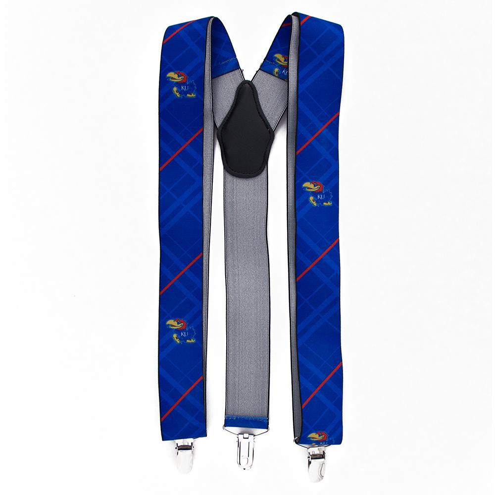 Kansas Jayhawks NCAA Oxford Mens Suspenders