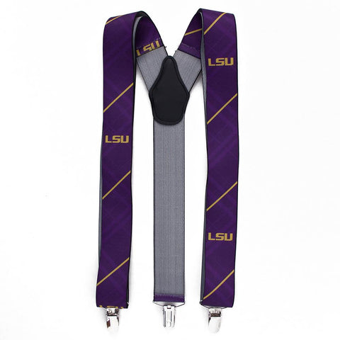 LSU Tigers NCAA Oxford Mens Suspenders