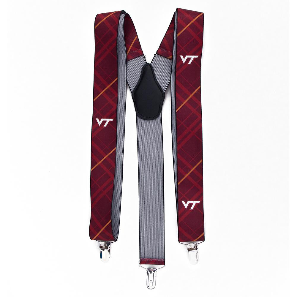 Virginia Tech Hokies NCAA Oxford Mens Suspenders