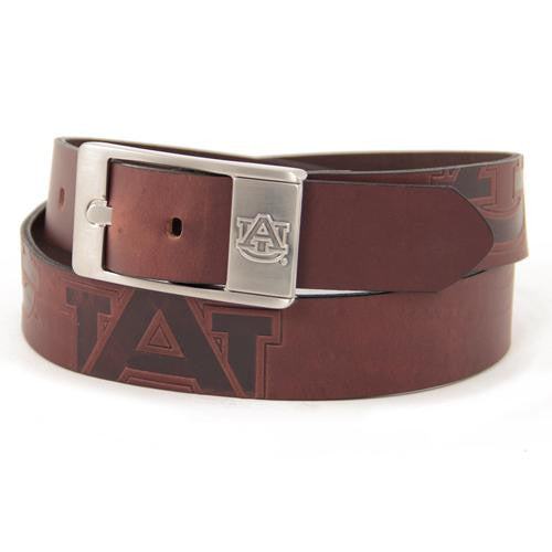 Auburn Tigers NCAA Men's Embossed Leather Belt (Size 36)