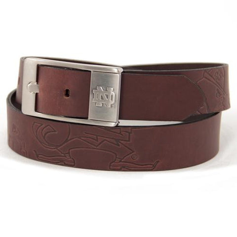 Notre Dame Fighting Irish NCAA Men's Embossed Leather Belt (Size 36)