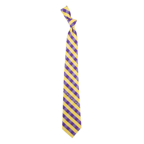 East Carolina Pirates NCAA Check Woven Poly Mens Tie